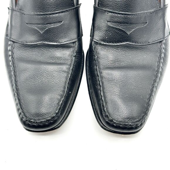 Allen Edmonds Vincent Black Leather Penny Loafers Mens 8.5 D Shoes